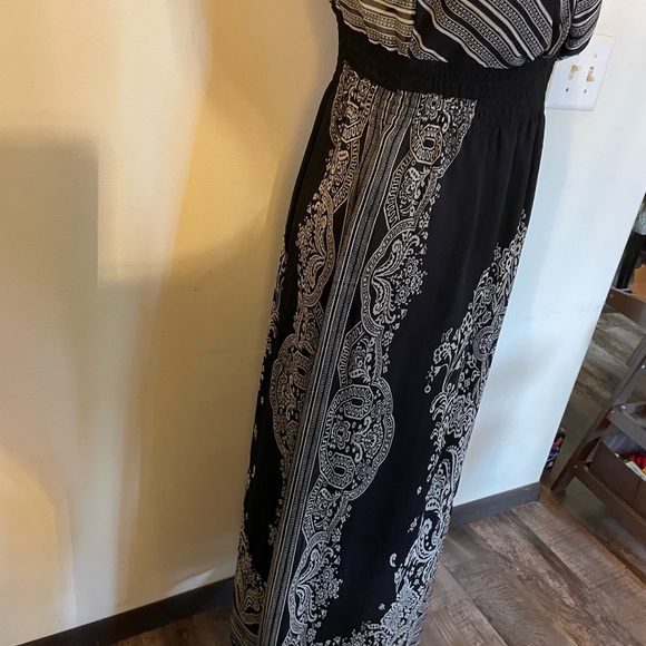 Black boho Sundress Sz M - Picture 6 of 8